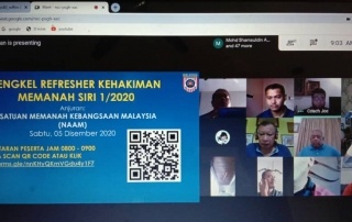 BENGKEL REFRESHER KEHAKIMAN MEMANAH SIRI 1 2020 PIC3