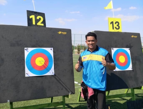 Rekod Kebangsaan 50m Individual (15 arrows) dipecahkan Juwaidi Mazuki